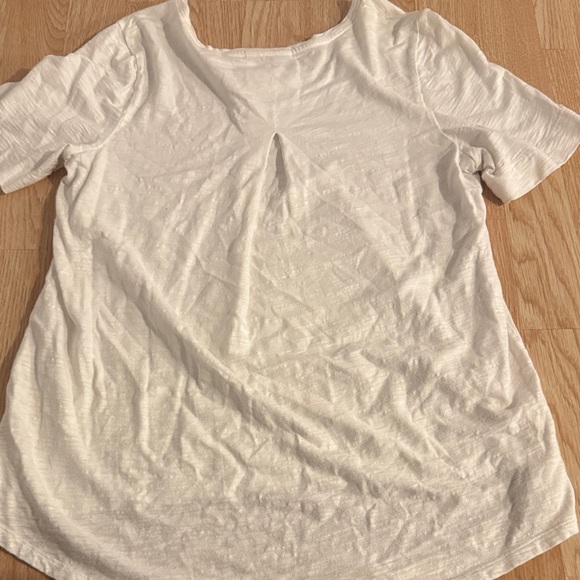 J. Crew Cream Short Sleeve Tee - Picture 3 of 3
